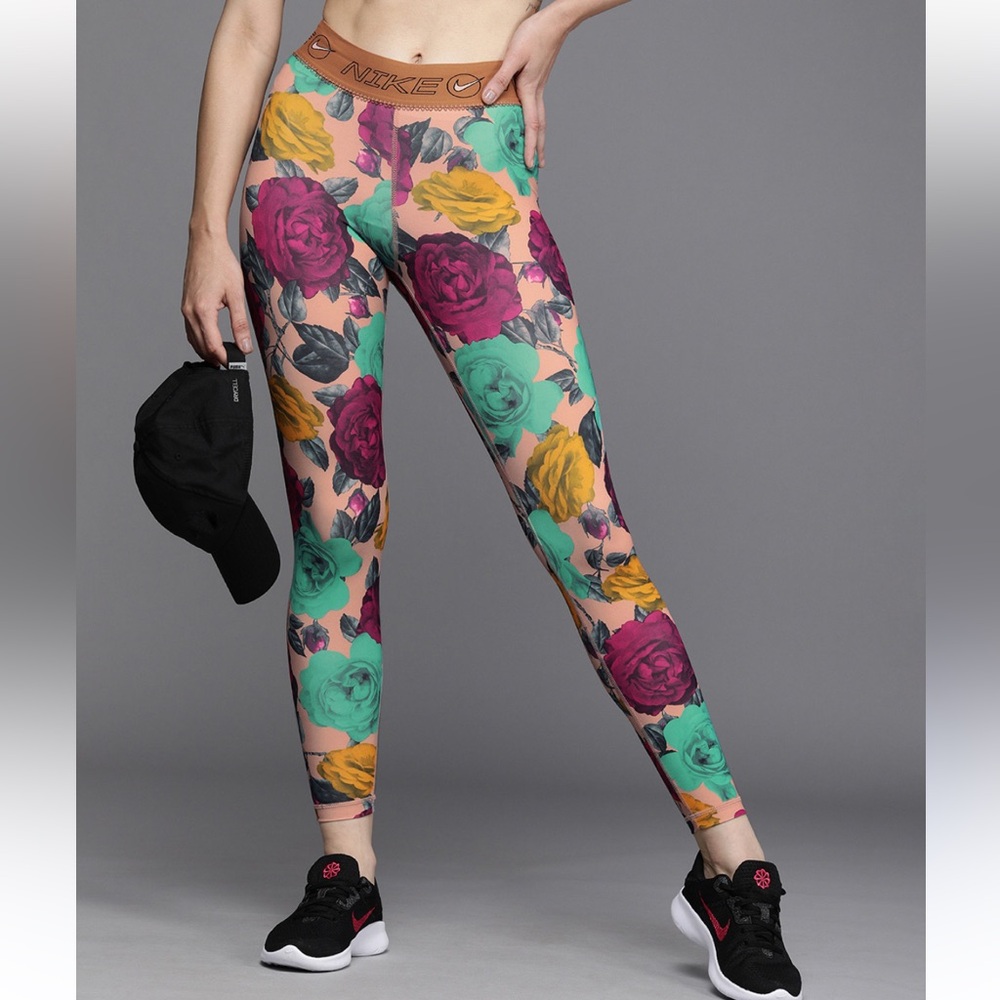 Women’s Nike Dri-FIT Tight Fit Mid Rise Full Length Leggings DM7467-609 size M